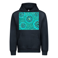 Navy glitter turquoise Urban Hoodie - TumblerDesignByShophia