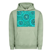 Pigment Oil Green glitter turquoise Urban Hoodie - TumblerDesignByShophia