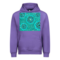 Tulip glitter turquoise Urban Hoodie - TumblerDesignByShophia