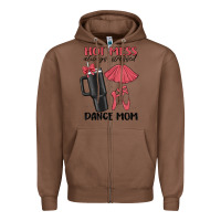 Chestnut hot mess always stressed dance mom Zipper Hoodie - MaliasSmallBusiness