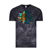 Cloud Black sunflower they whispered to her Vintage Tee - AdoDesignShop