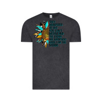 Vintage Black sunflower they whispered to her Vintage Tee - AdoDesignShop