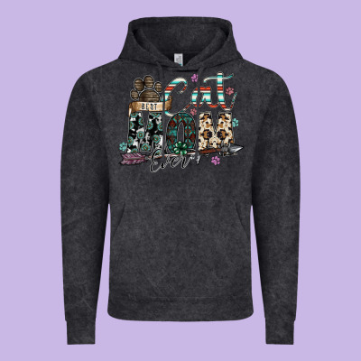 Best Cat Mom Ever Vintage Hoodie Designed By Sublimationcraftshop