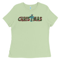 Matcha christmas cross Ladies Tee - AdoDesignShop