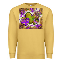 Antique Gold mardi gras hearts tumbler bbs Premium Sweatshirt - BundleAndBundleShop