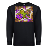 Black mardi gras hearts tumbler bbs Premium Sweatshirt - BundleAndBundleShop