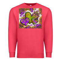 Cardinal mardi gras hearts tumbler bbs Premium Sweatshirt - BundleAndBundleShop