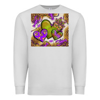 Dove Grey mardi gras hearts tumbler bbs Premium Sweatshirt - BundleAndBundleShop