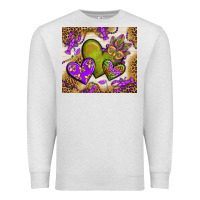 Oatmeal Heather mardi gras hearts tumbler bbs Premium Sweatshirt - BundleAndBundleShop