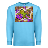 Ocean Blue mardi gras hearts tumbler bbs Premium Sweatshirt - BundleAndBundleShop