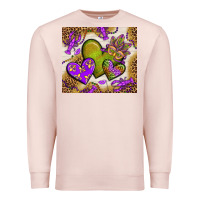 Pale Pink mardi gras hearts tumbler bbs Premium Sweatshirt - BundleAndBundleShop