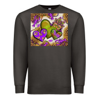 Smoke mardi gras hearts tumbler bbs Premium Sweatshirt - BundleAndBundleShop