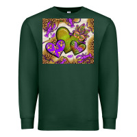 Sports Green mardi gras hearts tumbler bbs Premium Sweatshirt - BundleAndBundleShop