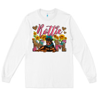 White rottweiler mom Long Sleeve Tee - Artiststas