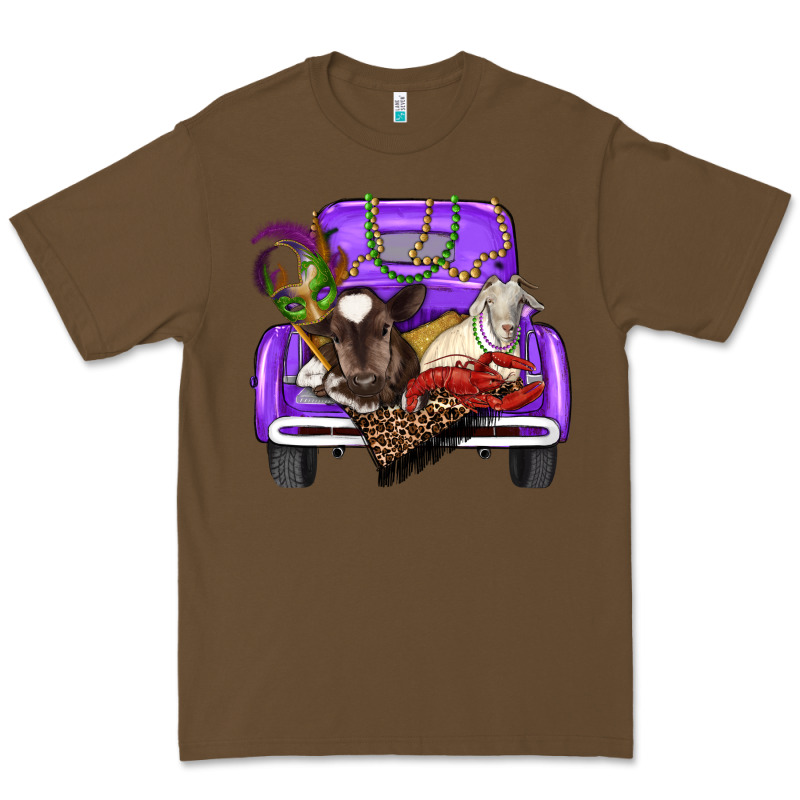 Mardi Gras Truck With Farm Animals Premium Tee by RanaPortraitStore | Teevron