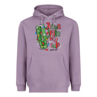 Lavender jesus fills my cup psalm 25 5 Heavyweight Hoodie - MaliasSmallBusiness