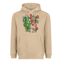 Mushroom jesus fills my cup psalm 25 5 Heavyweight Hoodie - MaliasSmallBusiness