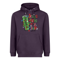 Plum jesus fills my cup psalm 25 5 Heavyweight Hoodie - MaliasSmallBusiness