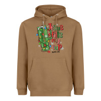 Toasted Coconut jesus fills my cup psalm 25 5 Heavyweight Hoodie - MaliasSmallBusiness