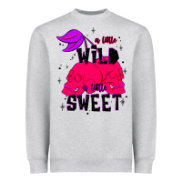 Heather Grey a little wild a little sweet Heavyweight Sweatshirt - JahusDesignShop