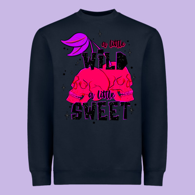 A Little Wild A Little Sweet Heavyweight Sweatshirt Designed By Jahusdesignshop