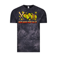 Cloud Black rub some dirt on it softball Vintage Tee - JahusDesignShop