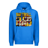 True Royal American Softball Dad Premium Hoodie - Bettercallsaul