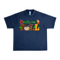 Navy welcome fall Urban Heavy Tee - AdoDesignShop