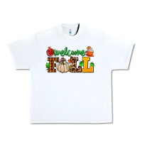 White welcome fall Urban Heavy Tee - AdoDesignShop