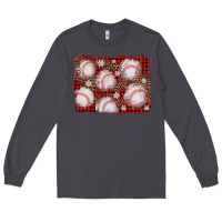 Smoke baseball christmas background Long Sleeve Tee - AdoDesignShop