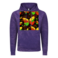 Cloud Purple juneteenth butterflies seamless pattern Vintage Hoodie - HRA Design Shop