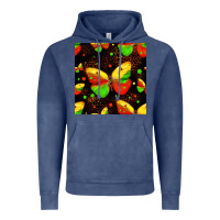 Vintage Denim juneteenth butterflies seamless pattern Vintage Hoodie - HRA Design Shop