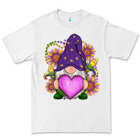 White Mardi Gras gnome Premium Tee - RanaPortraitStore