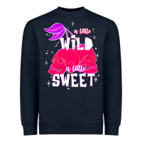 Navy a little wild a little sweet Heavyweight Sweatshirt - JahusDesignShop