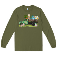 Army Green easter hunt i̇n truck Long Sleeve Tee - AdoDesignShop