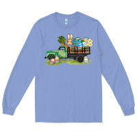 Colony Blue easter hunt i̇n truck Long Sleeve Tee - AdoDesignShop
