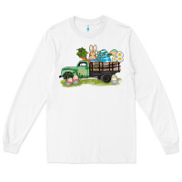 White easter hunt i̇n truck Long Sleeve Tee - AdoDesignShop