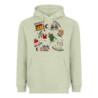 Matcha Merry Christmas Heavyweight Hoodie - MaliasSmallBusiness