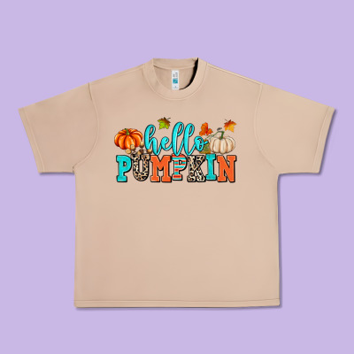 Hello Pumpkin Urban Heavy Tee Designed By Adodesignshop