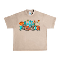 French Oak hello pumpkin Urban Heavy Tee - AdoDesignShop