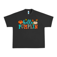 Pigment Black hello pumpkin Urban Heavy Tee - AdoDesignShop