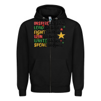 Black black history malia Zipper Hoodie - MaliasSmallBusiness