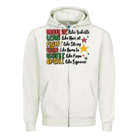Oatmeal Heather black history malia Zipper Hoodie - MaliasSmallBusiness