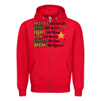 Red black history malia Zipper Hoodie - MaliasSmallBusiness