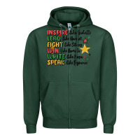 Sports Green black history malia Zipper Hoodie - MaliasSmallBusiness