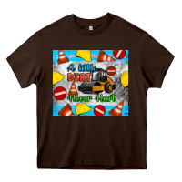 Chocolate Brown a little dirt never hurt steam roller tumbler Heavy Core Tee - Artiststas