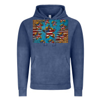 Vintage Denim 4th of july stars skinny metal can holder Vintage Hoodie - HRA Design Shop