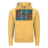 Vintage Mustard 4th of july stars skinny metal can holder Vintage Hoodie - HRA Design Shop
