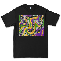 Black Mardi Gras Cowhide Premium Tee - RanaPortraitStore