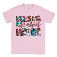 Bubblegum Pink nursing is a work of heart Classic Tee - BundleAndBundleShop